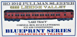 BRANCHLINE 5222 HO Lehigh Valley 10-1-2 PULLMAN LAKE TRACY LV KIT 