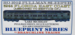 Branchline HO Florida East Coast 10-1-2 Pullman Lake Michigan FEC Kit 5244