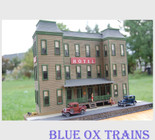 Nick & Nora Designs STO17 HO Scale Sycamore Springs Hotel Back Ground Building Laser Cut Structure Kit