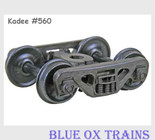  Kadee 560 HO Scale ACL Barber S-2 Roller Bearing Trucks 