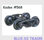 KADEE 568 HO Scale National Type B-1 50-Ton Friction Bearing Trucks