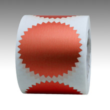 Red Legal Seal / Legal Seals / Notary Seals / roll of seals / 51mm in diameter