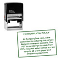 Shiny Rubber Stamps / Self Inking Rubber Stamps 60mm x 40mm. We make the best custom rubber stamps.
