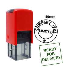 Shiny Rubber Stamps Professional Self Inking Rubber Stamps 40mm x 40mm. We make the best custom rubber stamps - Shiny Professional Rubber Stamps are the very best quality. Rubber Stamps / Rubber Stamp / Custom Rubber stamp