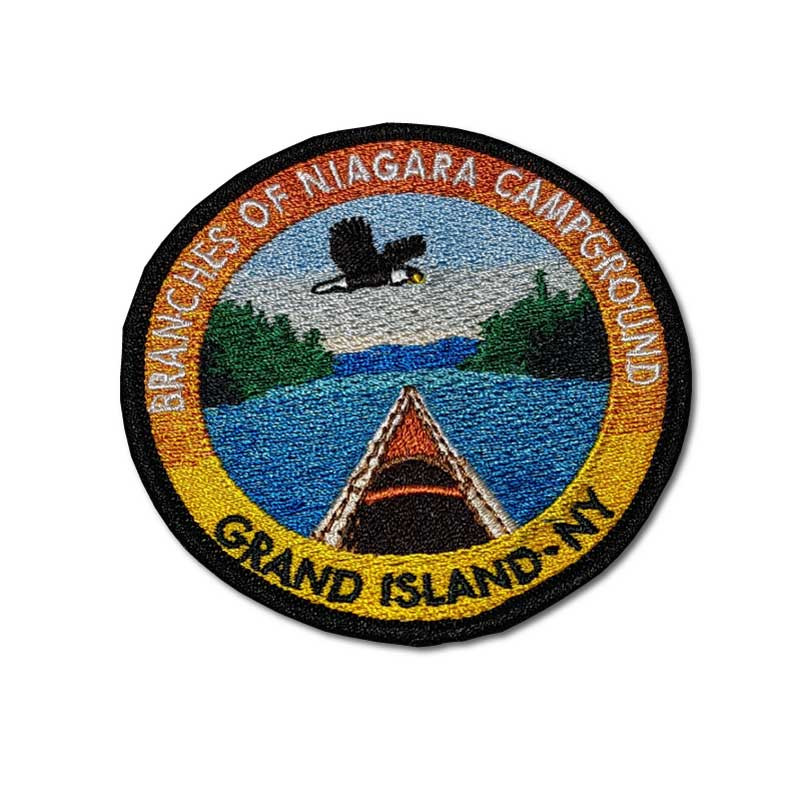 Wholesale Canoe with Eagle Patch Mountain Graphics