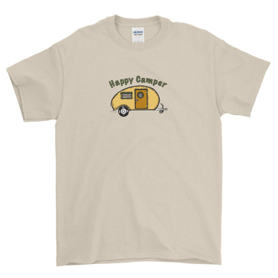 Happy Camper T-shirt | Mountain Graphics | Free Shipping