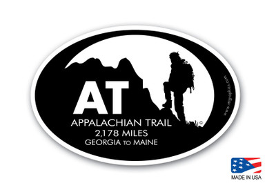 Appalachian Trail Mileage Sticker Mountain Graphics Appalachian Trail Mileage Sticker Mountain Graphics