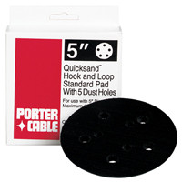 Porter Cable 13904 - 5", 5 Hole Hook and Loop Replacement Pad (for 332)