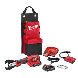 Milwaukee 2678-22 - M18 FORCE LOGIC 6T Utility Crimper Kit with D3 Grooves Snub Nose
