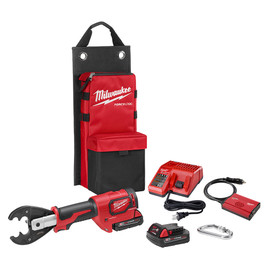 Milwaukee 2678-22O - M18 FORCE LOGIC 6T Utility Crimping Kit with D3 Grooves and Fixed O Die