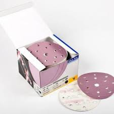 Sia Abrasives - 5" (125mm), 10 hole Velcro Sanding Disc (Festool Pattern) 80 Grit Box/100Pcs