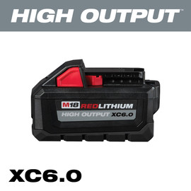 Milwaukee 48-11-1865 - M18 REDLITHIUM HIGH OUTPUT XC 6.0Ah Battery Pack