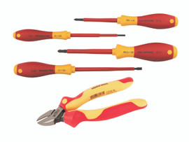 Wiha 32983 - Insulated Industrial Cutters/Drivers Set
