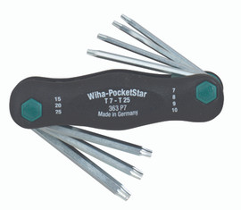 Wiha 36395 - Security Torx® PocketStar Fold Out 7 Pc.