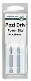 Wiha 74262 - PoziDriv Power Bit #2 x 50mm 2Pk