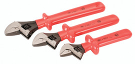 Wiha 76290 - Insulated Adjustable Wrench 3 Piece Set