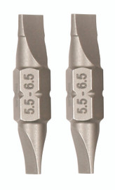 Wiha 77717 - Slotted Double End Bit 2 Pack