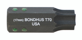 2/" Bondhus 32050 T50 ProHold Socket Star Bit