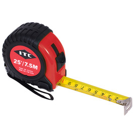 ITC 022020 - (ITM-425) 1" x 25' S.A.E. / Metric Tape Measure