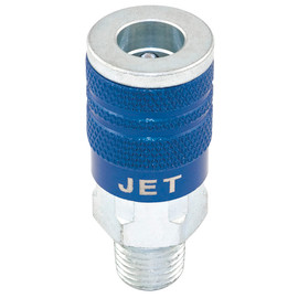 Jet 420452 - (PCM3814) "P" Type Automotive Coupler - 3/8" Body x 1/4" NPT Male Thread
