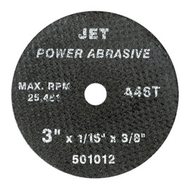 Jet 501002 - 2 x 1/16 x 3/8 A46T POWER ABRASIVE T1 Cut-Off Wheel