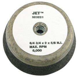 Jet 523221 - 6 x 2 x 5/8-11NC A16 T11 Resin Bond Cup Wheel