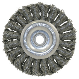 Jet 550306 - (2230903) 8 x (5/8-1/2) Knot Twisted Wire Wheel - Unthreaded