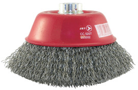 Jet 553502 - (CC520T) 5 x 5/8-11 NC Crimped Wire Cup Brush