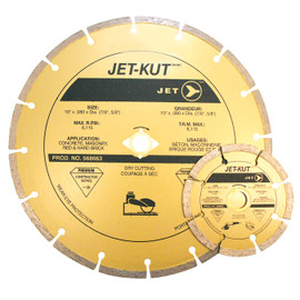 Jet 568602 - (DST4) 4 x .080 x 7/8 (20mm,5/8) JET-KUT Premium Segmented Diamond Blade