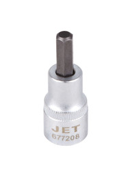 Jet 677204 - 3/8" DR x 1/8" S2 2" Long Hex Bit Socket