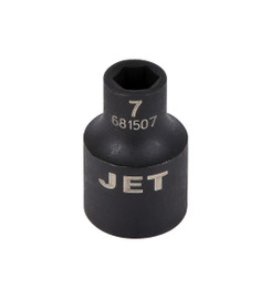Jet 681114 - 3/8" x 7/16" Regular Impact Socket - 6 Point