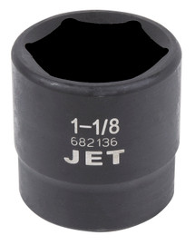 Jet 682122 - 1/2" DR x 11/16" Regular Impact Socket - 6 Point