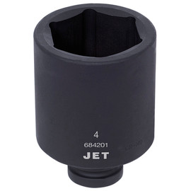 Jet 684201 - 1" DR x 4" Deep Impact Socket - 6 Point