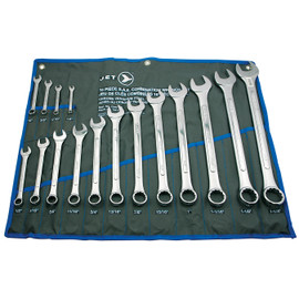 Jet 700121 - (CWS-16S) 16 PC S.A.E. Raised Panel Combination Wrench Set