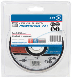 Jet 501571A02 - 4-1/2 x 3/64 x 7/8 A60PX POWERXTREME T1 Cut-Off Wheel - Clamshell Package