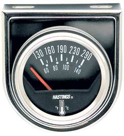 Jet HTA1136 - Chrome Series Electrical Water and Oil Temperature Gauge Kit