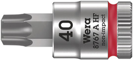 Wera 05003360001 - 8767 A Hf Torx Zyklop Bit Socket With 1/4" Drive With Holding Function , Tx 8 X 28 Mm
