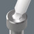 The spherical drive profile means that it is possible to swivel the axis of the tool to that of the screw,  and therefore enable angled, around-the-corner" screwdriving jobs.