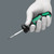 Multi-component Kraftform handle with hard and soft zones for fast working speeds and protecting the palm of the hand.
