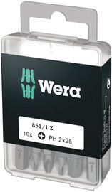 Wera 05072402001 - 851/1 Z Ph 3 X 25 Mm Diy-Box Bits For Phillips Screws Diy-Box