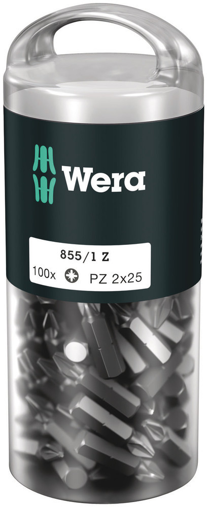 Wera 855/1 Z DIY 100 Bits PZ 1 x 25 mm 05072443001