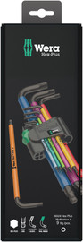 Wera 05073593001 - 950 Spkl/9 Sm N Multicolour Sb Long Arm Hex Key Set