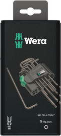 Wera 05073598001 - 967 Pkl/9 Sb Long Arm Ballpoint-Torx Key Set