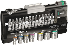 Wera 05200995001 - Tool-Check Automotive 1 Bits Assortment With Ratchet + Sockets