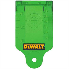 DeWALT DW0730G - GREEN LASER TARGET CARD