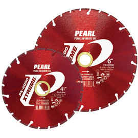 Pearl PX4CW06 - Xtreme Px-4000 Metal/Demolition Diamond Wheel, 6" X 7/8"