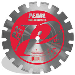 Pearl PV1412AGS2 - 14 X .125 X 20MM P2 Pro-V Asphalt & Green Concrete Segmented Blade, 10MM Rim