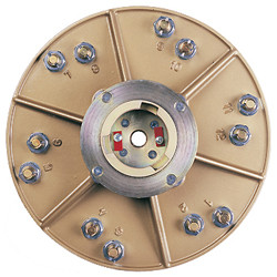Pearl HEX1712BCLT - 17" Hexpin® Hexplates With Superclutch And Blue Diamond Pins