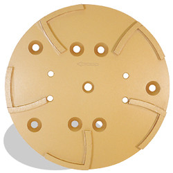 Pearl HEX1GHP10 - 10 X 3/4 Hexpin® Surface Grinding Plate, 4 Holes, 10 Segments