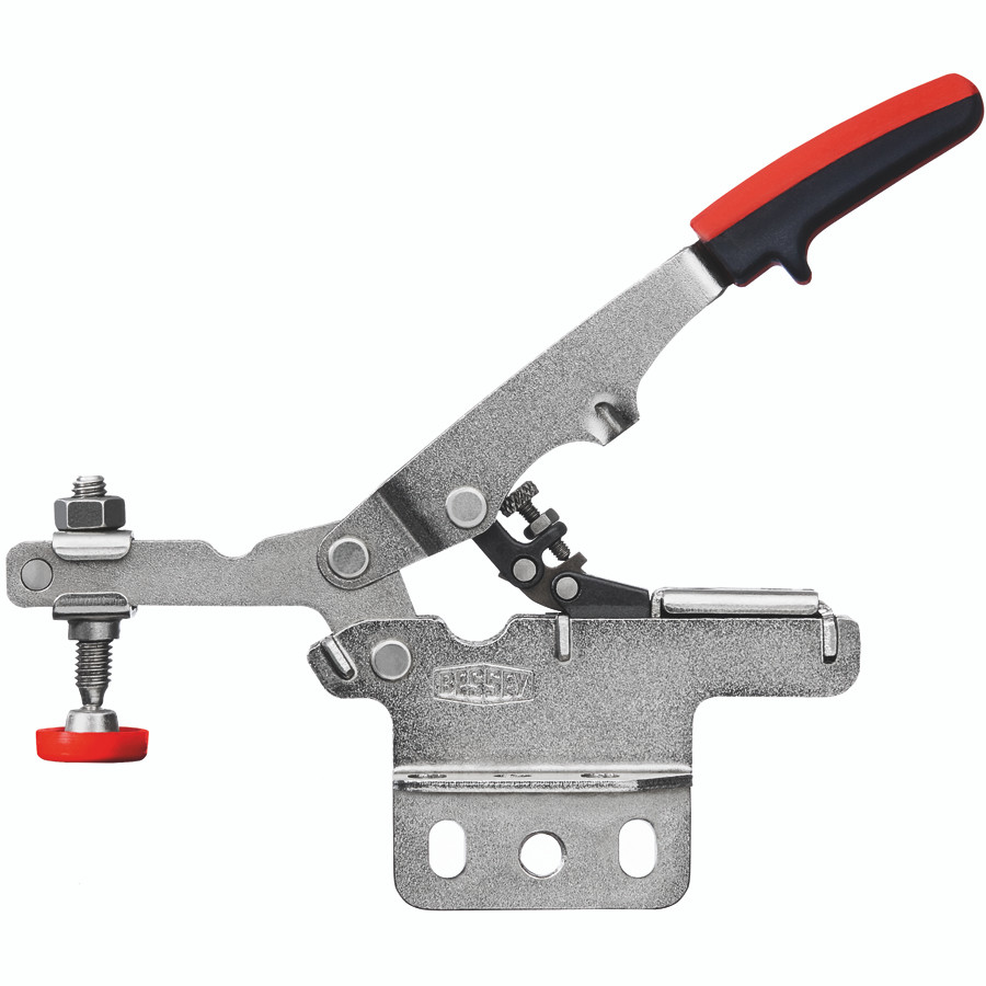 1 PAIR of Bessey STC-HH70 Horizontal Auto-Adjust Toggle Nickel Plated Clamp Woodworking 